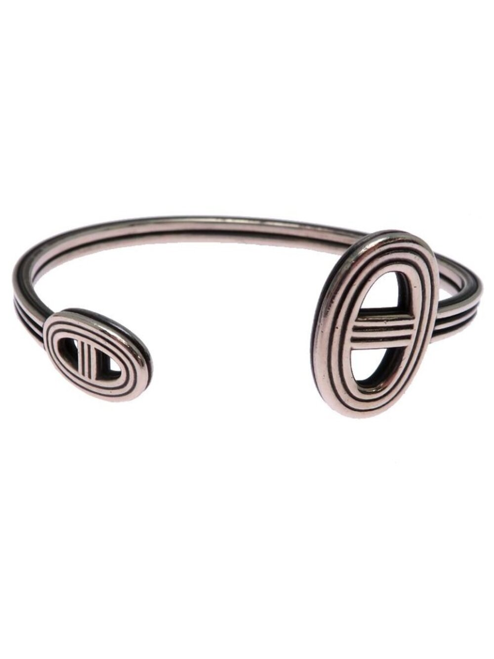 Hermes Bangle Bracelet Silver